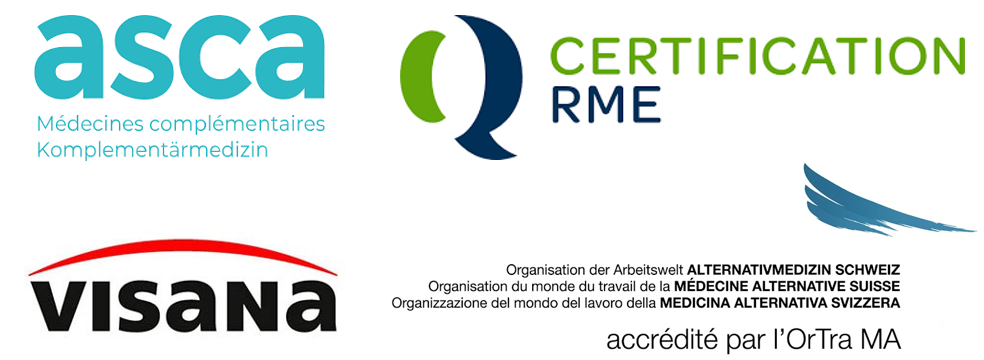 Accréditations Asca, RME et Visana.<br />
Certification OrTra MA.